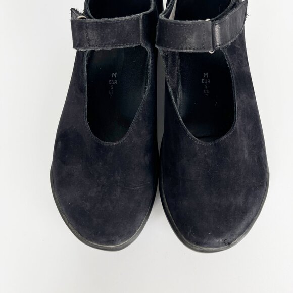 Vintage Arche Leather Suede Mary Jane Flats Athletic Maryjanes Walking Shoes Y2K - Picture 3 of 10